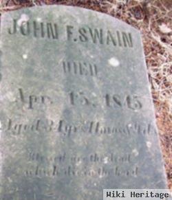 John F Swain