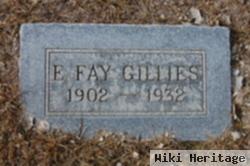 Enos Fay "fay" Gillies