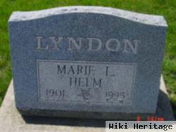 Marie L. Helm Lyndon