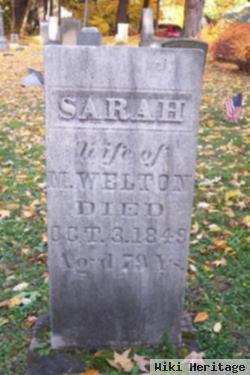 Sarah Welton