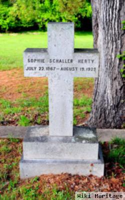 Sophia F "sophie" Schaller Herty