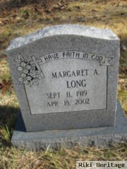 Margaret A Long