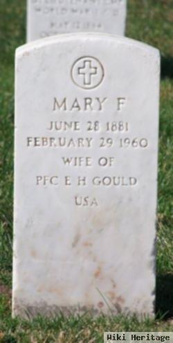 Mary F Gould