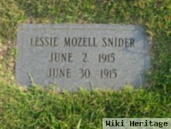 Lessie Mozell Snider