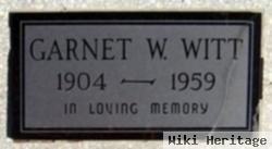 Garnet Wesley Witt