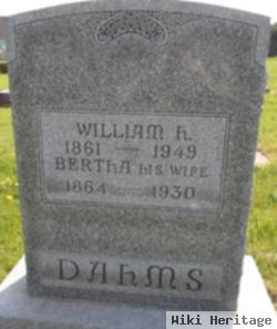 William H Dahms