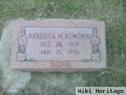 Rebecca Montene Bowden