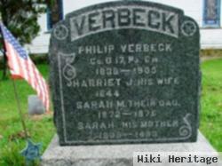 Sarah H Bidlack Verbeck