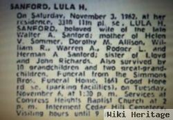 Lula Helen Richards Sanford