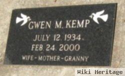 Gwendolyn M "gwen" Kemp