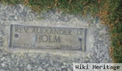 Rev Alexander D. Holm