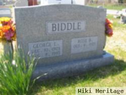 George L Biddle