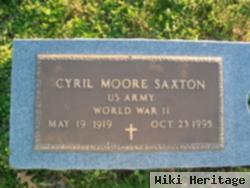 Cyril Moore Saxton