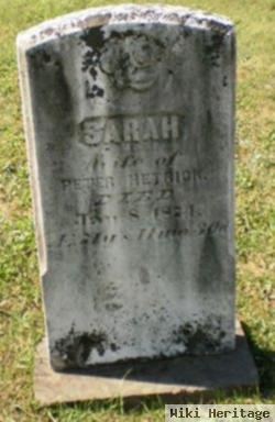 Sarah "sally" Wertz Hetrick