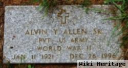 Pvt Alvin Yancey Allen, Sr