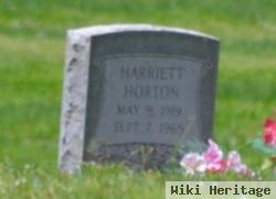 Harriett Horton