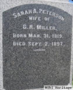 Sarah A. Peterson Miller