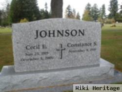 Cecil E Johnson