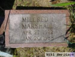 Mildred I. "millie" Tomion Marshall