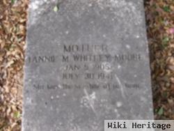 Fannie M Whitley Moore