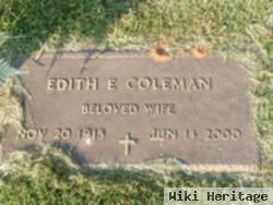 Edith E Coleman