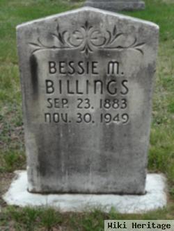 Bessie M Longley Billings