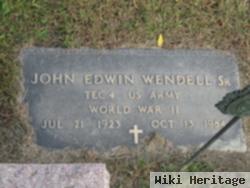 John Edwin "jack" Wendell, Sr