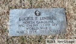 Pfc Lucius E. Lindsay