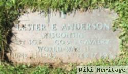 Sgt Lester E Anderson