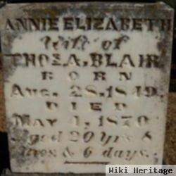 Annie Elizabeth Blair