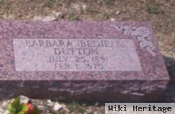 Barbara Elizabeth "bedie" Dutton