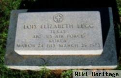 Lois Elizabeth Legg