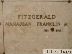 Franklin M Fitzgerald