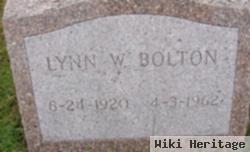 Lynn W Bolton