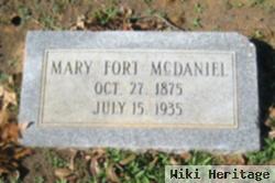 Mary Fort Mcdaniel