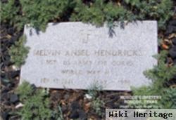 Melvin Ansel Hendricks