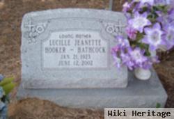 Lucille Jeanette Hooker Hathcock