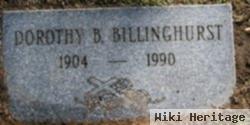 Dorothy B Carter Billinghurst