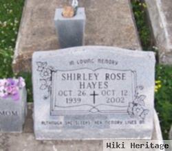 Shirley Rose Hayes