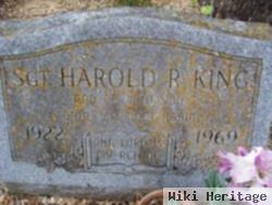 Sgt Harold Ray King