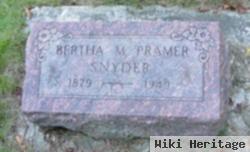 Bertha Mae Pramer Snyder