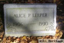 Alice Pearl Hill Leeper