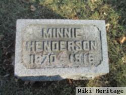 Minnie Georgia Henderson