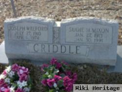 Sudie M. Mixon Criddle