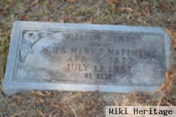 William Henry Matthews, Jr