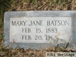 Mary Jane Bledsoe Batson