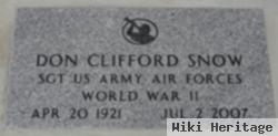 Don Clifford Snow