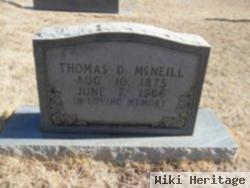 Thomas D Mcneill