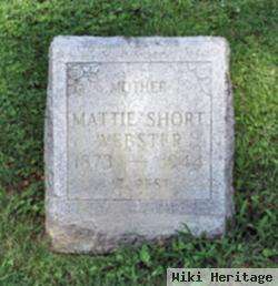 Mattie Short Webster