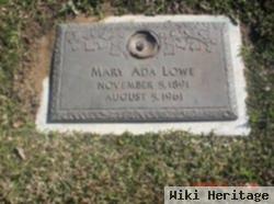 Mary Ada Lowe